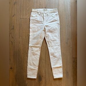 Madewell Women's Light Cream Skinny Jeans